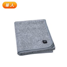 雙人USB電熱毯 柔軟舒適 恆溫控制 輕巧易攜帶 時尚灰色設計, 160x80cm