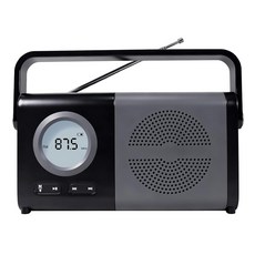 Ottosing 블루투스 5.4가 있는 휴대용 AM/FM 라디오 - 배터리 작동 및 벽 플러그인 헤드폰 잭 LCD 디스플레이 USB/TF 카드 플레이어 - 가정 및 실외에, Ottosing 블루투스 5.4가 있는 휴대용 AM/F