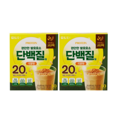 담터 편안한 발효효소 단백질밀 곡물맛, 250g, 2개