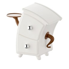 홈 오피스용 손잡이가 있는 플라스틱 데스크탑 오거나이저 드레서 장식 보관 상자 서랍 2개가 있는 재미있는 테이블 탑 오거나이저 작은 카드 디스플레이 책상 액세서리