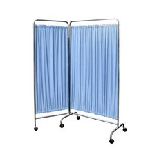 耀宏 YH093 系列 屏風 台灣製造 不鏽鋼架 醫療診所用 折疊屏風, 詳見包裝, 詳見包裝, 藍色 兩折式屏風