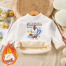 【臺灣出貨】冬季卡通奧特曼半高領德絨長袖T恤男孩兒童加絨款保暖上衣打底衫