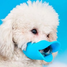 강아지 실리콘 오리입마개 소형견 짖음방지 입마개, 1개, 상세페이지 참조g, 2-오리입마개-M