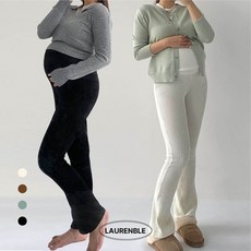 로렌블 임산부 부츠컷 바지 팬츠 레깅스 스포츠 요가 필라테스 운동복