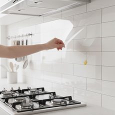 서온리 기름때로부터 보호해주는 투명시트지 주방 벽 시트지 가스렌지 오염방지시트지 타일 투명 시트지 싱크대 아스테이지, 1개