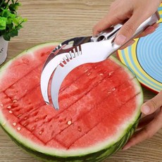 西瓜果肉刀#5261，輕鬆取肉，安全材質，舒適握感，快速享用，方便清洗, 1個