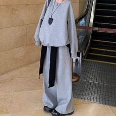 jacq 150公斤大碼女裝休閒運動套裝秋冬胖mm寬鬆顯瘦衛衣闊腿褲兩件裝