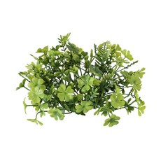 인공 양초 링 화환 녹색 잎 촛불 화환 축하 테이블 중심, 직경 25cm, 피피, 1개