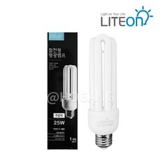 라이톤 삼파장 전구 25W E26, 1개