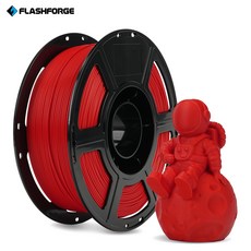 Flashforge 3D 프린터 필라멘트 1.75mm 1kg, 레드 Red, Matte PLA
