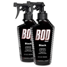 2개세트 보드맨 프래그런스 바디 스프레이 BOD Man black 236ml+236ml, 2개, 236ml