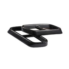 TINKI 자동차 테일 배기 파이프 커버 트림 메르세데스 벤츠 W206 C-클래스 C200 C300 베이스 스포츠 세단 4도어 2022 2023 내부 액세서리와 호환 (ABS, 탄소 섬유