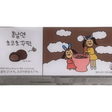 진한 초코풍미 봄날엔 초코초꾸떡 (60g x 6개입), 1박스, 360g