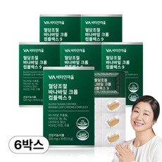비타민마을 혈당조절 바나바잎 크롬 컴플렉스9 15g, 30정, 6개