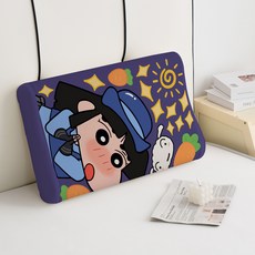 짱구는 못말려 실버폭스 사계절 베개커버, 30*50cm{싱글 베개 커버}, G43V