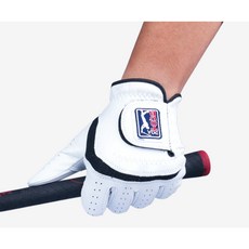 PGA TOUR Supreme 男款高爾夫手套 尺寸 22-26 進口超纖維材質, 1個, 右手,24