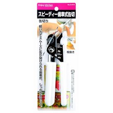 펄 금속 ENJOY KITCHEN 빠른 기어식 캔 오프너 일본 제조 C-4712