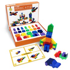 MAGIC CUBE 磁鐵積木112塊, 混合色