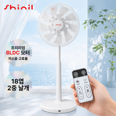 신일 좌석용 무소음 써큘레이터 BLDC 선풍기 35cm(14인치), SIF-W3514BL