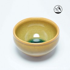 茶具 茶器 茶杯 主人杯陶瓷窯變油滴原礦鐵胎功夫茶杯品茗杯茶具茶盞, 精品-黃金翡翠-將軍, 1個