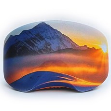 스키 고글 스노우 보드 방풍 안경 2025 패션 커버 긁힘 방지 방진 남녀 공용 휴대용 야외 스포츠, XJ JZ B5, 1개