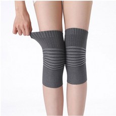 스판 순면코튼 무릎보호대 가을겨울 무릎토시, 1개, 블랙