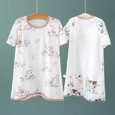 寶寶睡袍 短袖薄款家居服