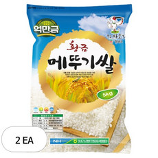 창녕군농협 2025년 햅쌀 황금 메뚜기쌀, 상등급, 5kg, 2개