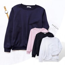 루즈핏 무지 여자 봄 맨투맨 데일리 빅사이즈 (특가)