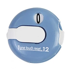 골프 스코어 카운터 미니 스트로크 클리커 탈리 트래커 원터치 리셋 골프 스트로크 카운터 스코어키퍼 부착, 15 Sky Blue