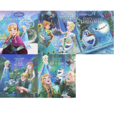 Disney 페이퍼백 C (5종택1) 디즈니영어원서 그림책 겨울왕국 열기 프로즌 피버 올라프 크리스마스, E