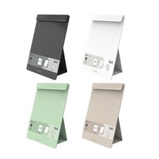 누사인 스탠딩 와이드 클립보드 A4 NS503AS, 블랙, 2개