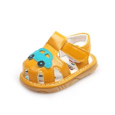 디오카사 부르릉 자동차 여름 삑삑이 아기 걸음마신발 보행기화 삑삑이신발 삑삑이샌들