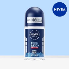 니베아 맨 데오드란트 롤온 쿨 앤 킥, 50ml, 1개