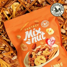산과들에 산과들에 견과류 믹스너트 환타지믹스넛 380g x2봉35520896 379227, 환타지믹스넛380gx2봉