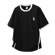 网球服T恤速乾t卹速乾衣男男冰絲短袖男式純棉美式夏季寬鬆老錢風男裝白色男士襯衫情侶薄款防曬衣輕奢潮流上衣男生夏日休閒穿搭涼感短袖舒適透氣3665529T恤
