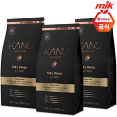 카누 원두 분쇄 커피 실키 베이지, 200g, 3개