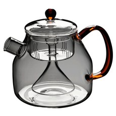 高硼硅玻璃蒸茶壺 煮茶器 1.2L, 煮茶漏