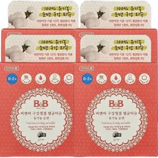 [피지엘] 구강 청결티슈 비앤비 구강멸균티슈 개별포장 30매, 4개, 60g