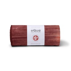 Manduka eQua 瑜珈鋪巾 親膚吸汗止滑 標準尺寸67X182cm 超細纖維運動鋪巾 濕止滑, Bloom TD, 1個