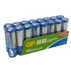 鏟屎官的最愛 GP超霸 特級碳鋅電池 3號/4號 16入/組, 1個, 碳鋅電池3號16入/組
