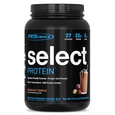 PESScience 셀렉트 단백질 파우더 유청 및 카제인 블렌드 여성 남성용 린 저칼, Chocolate Truffle, 1개