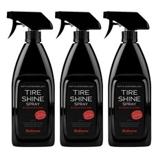 유니크앤몰 불스원 타이어광택제(수성)600ml<스프레이 타이어 광택제 복원 발수>, 600ml, 3개