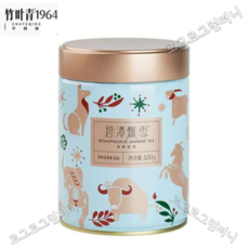 죽엽청 1급 자스민차 벽담표설 말리화차 자스민녹차 광서헝현 허브티 산차 100g, 1개, 1개입