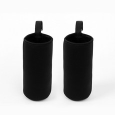 7day 네오프렌 물병 파우치 2P세트(750ml) (블랙), 블랙, 2개