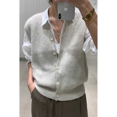 니트 조끼 울조끼 간절기 가을겨울 조끼