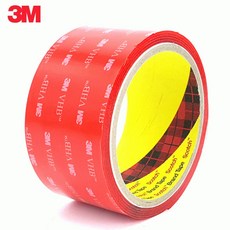 3M 투명 폼 양면테이프 48mmx1.5M 초강력 자동차 유리