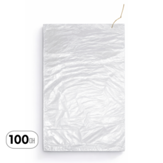 살림코드 10리터 위생 투명비닐봉투 38 X 50cm 100매 주방 재활용 분리수거함 비닐 음식물 쓰레기봉투, 1세트, 10L