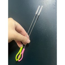 《J》長柄吸管刷 寶寶奶瓶吸管清潔刷 長吸管刷, 圖一款（2入）, 1個