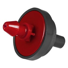 LiquiDrip 1/2 GPH 관개 드리퍼 및 물방울 방출기 일정한 흐름 유지 압력 보정 드리퍼 인라인 이미터 백 당 50개 레드/블랙 173383